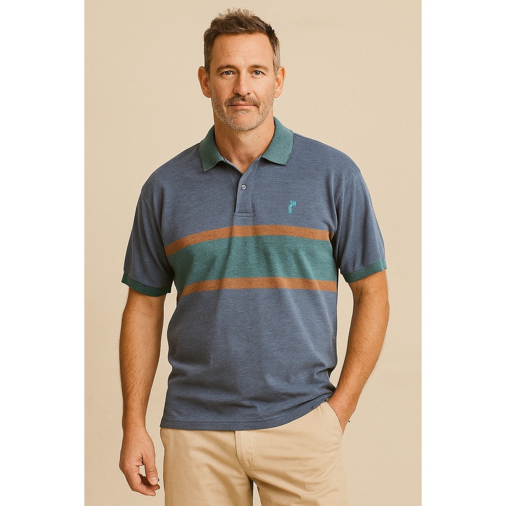 Vintage Ashworth Woven Polo Shirt Sz Large Made‎ in USA Golf Pristine Condition